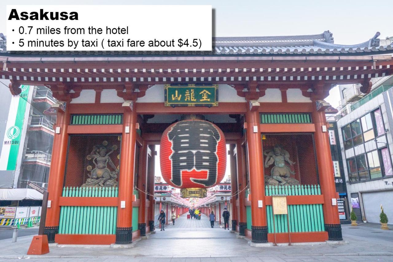 Hotel Monday Asakusa Tokyo Dış mekan fotoğraf